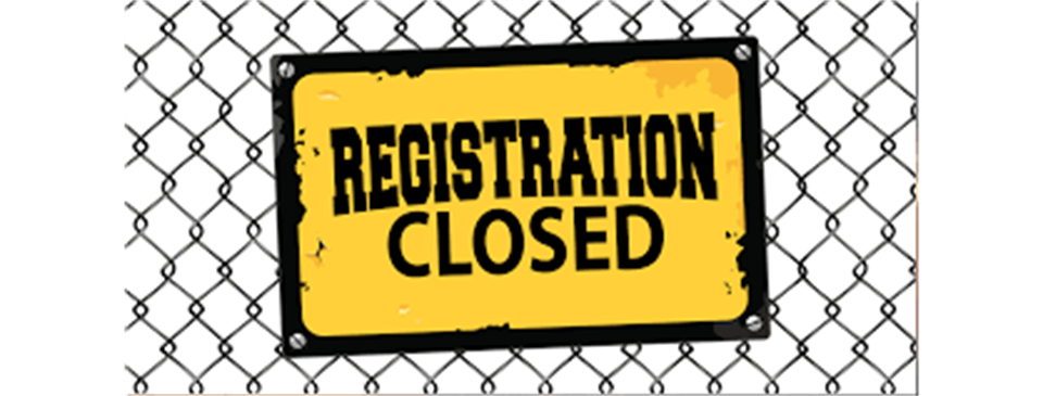 Fall 2023 Registration Closed