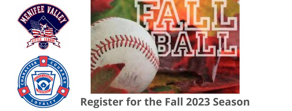Fall Registration 2023